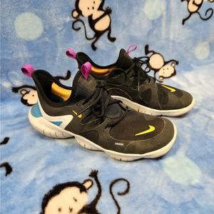 Nike Free RN 5.0 GS Blue Hero Kids Size 6y Black - AR4143 003